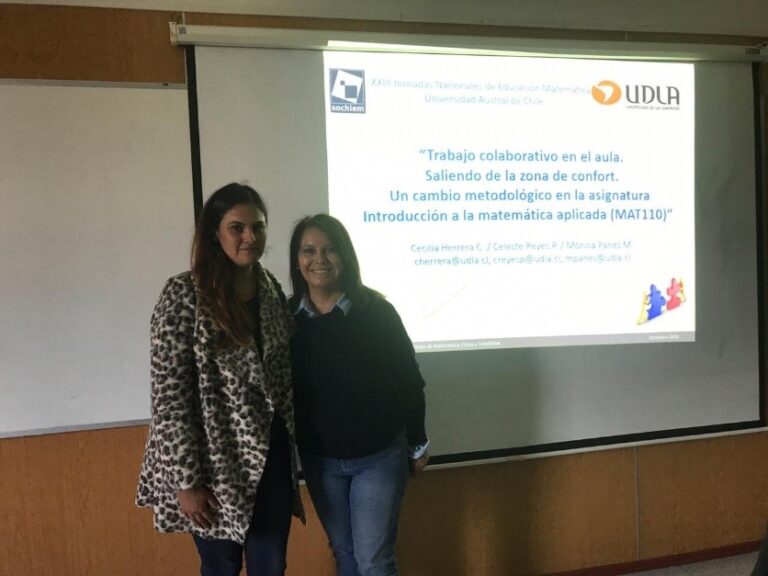 Académicas del Instituto de Matemática, Física y Estadística exponen en las XXIII Jornadas de Educación Matemática