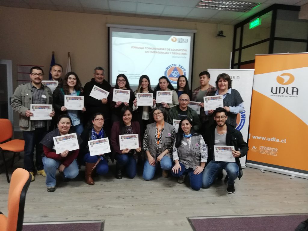 Escuela de Psicología de Sede Concepción realizó jornadas comunitarias en Emergencias y Desastres