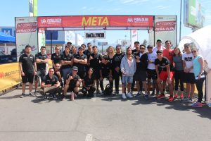 Estudiantes del Instituto del Deporte apoyaron la 14 ª Corrida de Peñalolén