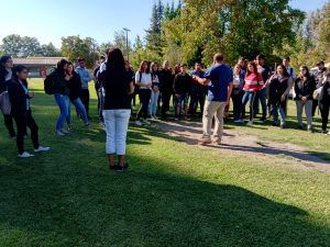 Nuevos estudiantes de la Facultad de Medicina Veterinaria y Agronomía visitaron la Estación Experimental Los Nogales