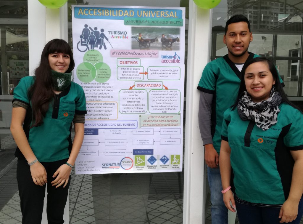 Estudiantes de Terapia Ocupacional expusieron posters científicos sobre discapacidad, derechos e inclusión