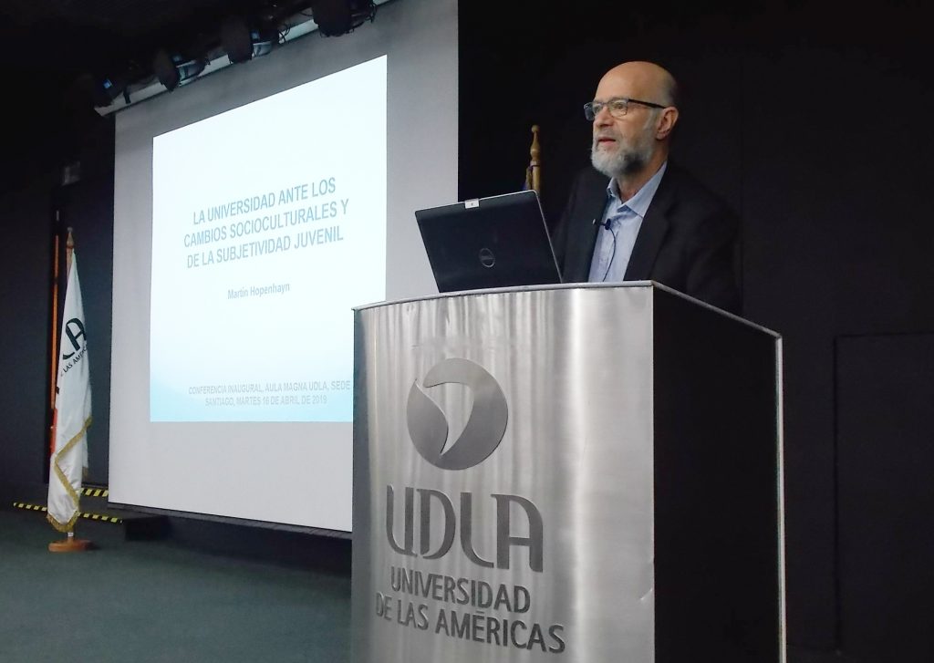 Facultad de Ciencias Sociales de Sede Viña del Mar inauguró sus actividades académicas con charla de Martín Hopenhayn