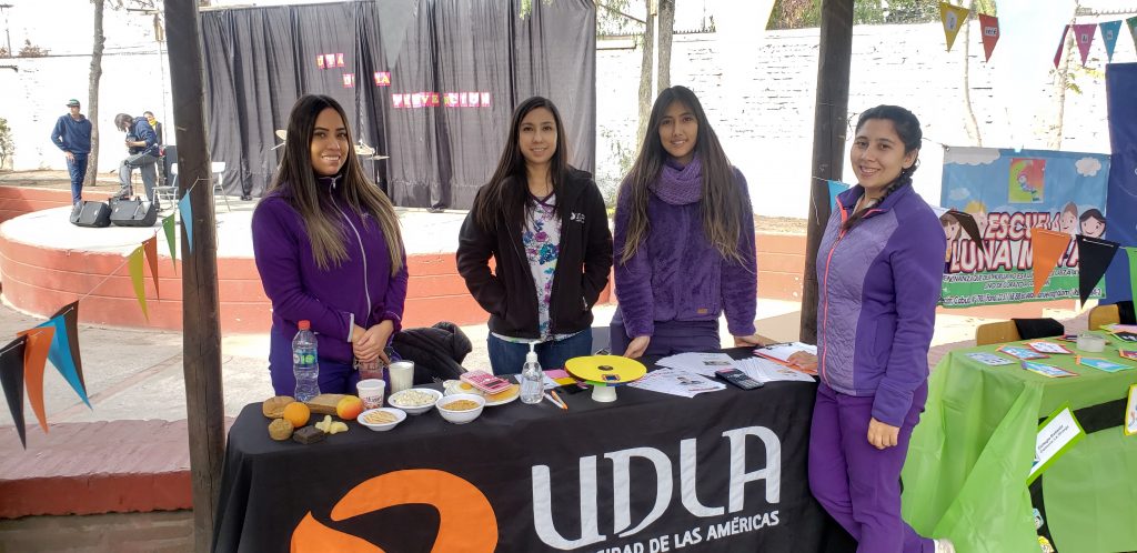 UDLA realiza intervención nutricional en Instituto La Salle y Colegio Betania