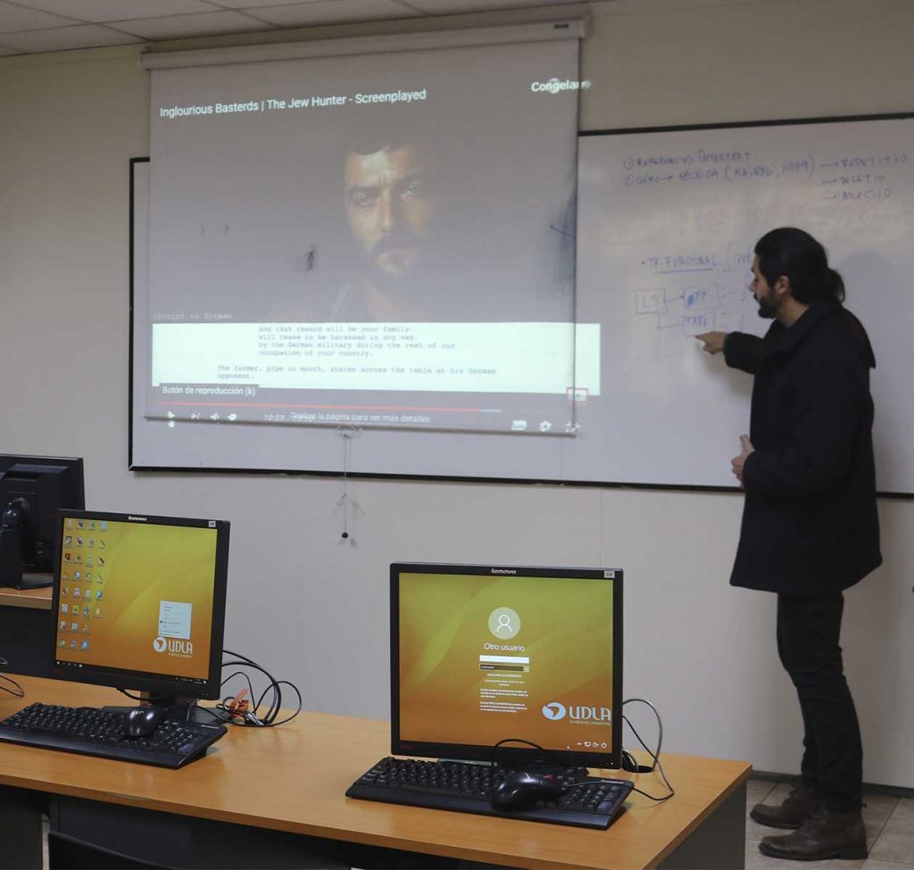 Taller de doblaje audiovisual en Campus Providencia