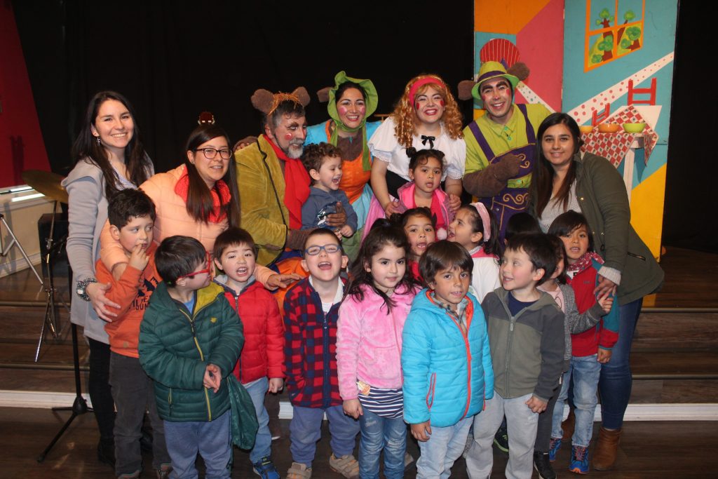 Niños y adultos disfrutaron de la obra “Ricitos de Oro” en Campus El Boldal