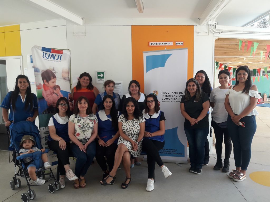 Programa de Intervención Comunitaria dictó taller de ayuda psicológica en jardín infantil de Quilpué