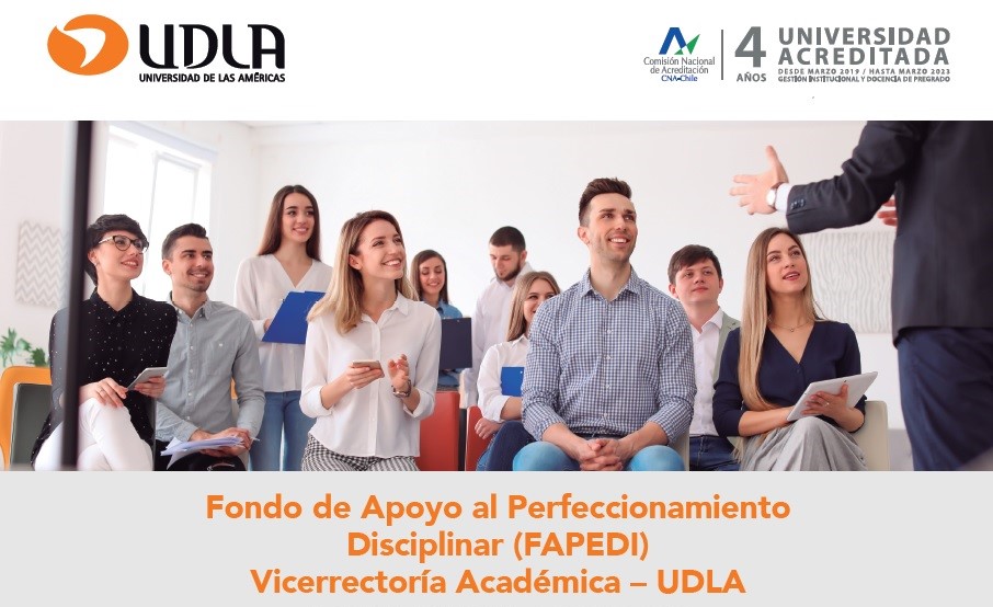 Vicerrectoría Académica entrega beneficio a los ganadores del Fondo de Apoyo al Perfeccionamiento Disciplinar 2019
